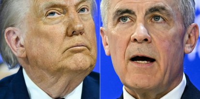 Donald Trump y Mark Carney
