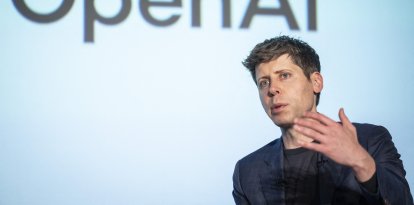 Sam Altman, director ejecutivo de OpenAI, durante una conferencia. Imagen de archivo