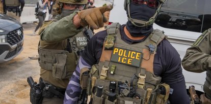 Agentes de ICE en Newark, Nueva Jersey/ Ryan Murphy