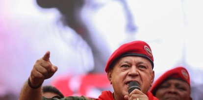 Diosdado Cabello, acusado por narcoterrorismo en EEUU, en una imagen de archivo