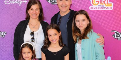 Imagen de Chad Lowe con sus hijas
