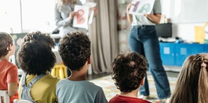 Niños en una escuela