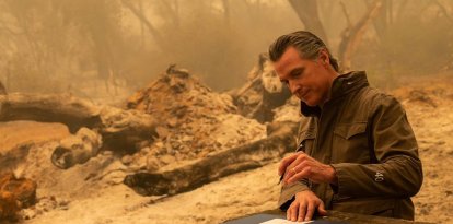 Incendios/Gavin Newsom, gobernador de California