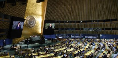 La Asamblea General de la ONU, durante la sesión del 20 de septiembre de 2022.