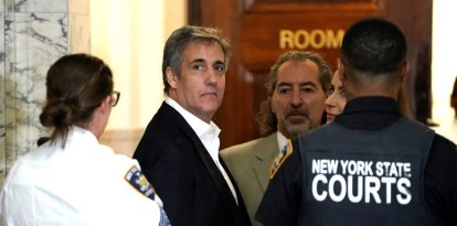 Michael Cohen, durante el juicio por Fraude contra Trump en NY el pasado octubre.
