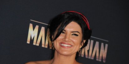 La actriz Gina Carano, durante la premiere de 'The Mandalorian'.