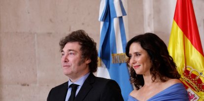 Isabel Díaz Ayuso y Javier Milei