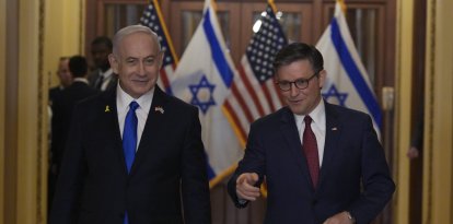 Mike Johnson y Benjamin Netanyahu