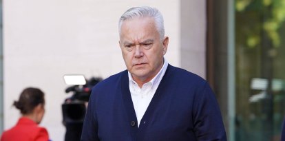 Former BBC broadcaster Huw Edwards leaves Westminster Magistrates' Court, London, where he was sentenced to six months' imprisonment suspended for two years after pleading guilty to three counts of making indecent images of children. Picture date: Monday September 16, 2024.