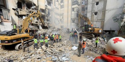 Imagen de Beirut tras un ataque de la aviación israelí contra líderes de Hezbolá el pasado día 21 de septiembre.