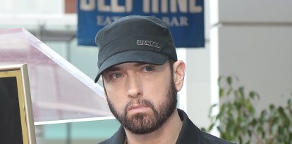 Eminem con una estrella en el Paseo de la Fama de Hollywood