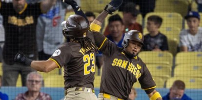 San Diego celebra tras ganar el juego