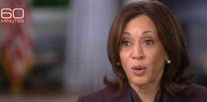 Elecciones Presidenciales 2024 | Captura de pantalla de Kamala Harris durante su entrevista en 60 minutos.