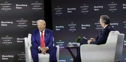 Elecciones presidenciales 2024: Trump defendió el "sentido común" en la entrevista con Bloomberg