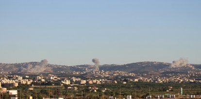 Bombardeos israelíes en la ciudad de Tiro, Líbano.