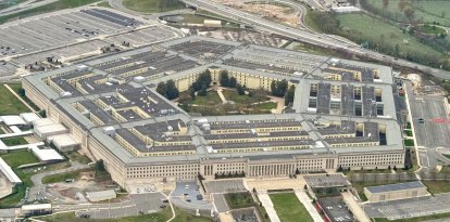 Vista aérea del Pentágono en Washington, DC