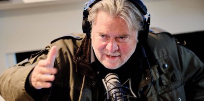 Imagen de Steve Bannon en el documental The Circus