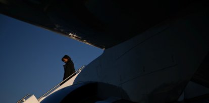 Kamala Harris en Green Bay, Wisconsin, este primero de noviembre. (AFP)