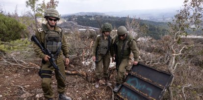 Las Fuerzas de Defensa de Israel indican la ubicación de un túnel de Hezbolá en Líbano.