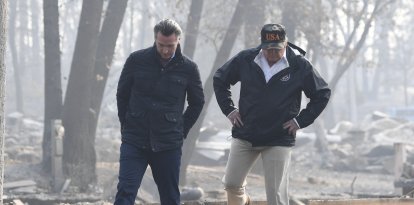 Eleciones Presidenciales 2024 | Trump y Newsom, entonces subgobernador de California, visitan Paradise tras un devastador incendio en 2018