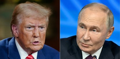 Trump y Putin en una fotografía de archivo