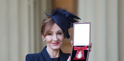 La autora británica JK Rowling