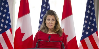 Imagen de archivo de la ex vice PM de Canadá, Chrystia Freeland