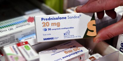 Un paquete de pastillas producidas por Sandoz