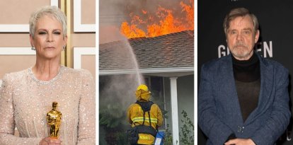 Composición de Mark Hamill y Jamie Lee Curtis son uno de los afectados por los incendios