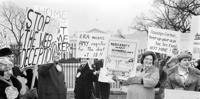 Manifestación contra la ERA en 1977