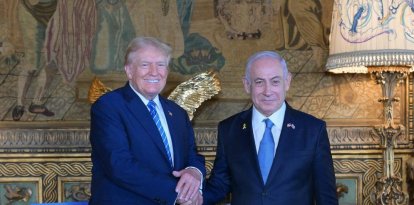 Trump y Netanyahu, en Mar-a-Lago. Julio de 2024