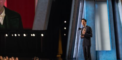 Adrien Brody acepta el Oscar a Mejor Actor Protagonista