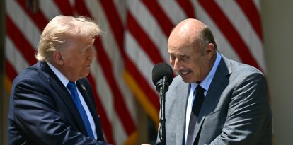 Donald Trump y el Dr. Phill en la Casa Blanca/ Mandel Ngan