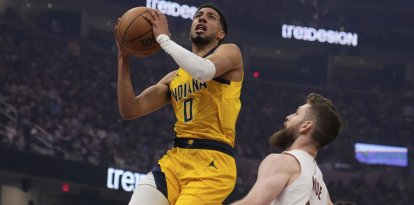 Tyrese Haliburto, la estrella y figura de los Pacers durante la serie contra los Cavs de Cleveland