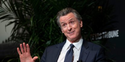 Gavin Newsom en un evento en Texas/ Bob Daemmrich
