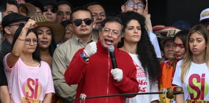 El presidente de Colombia, Gustavo Petro