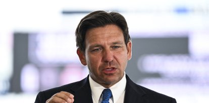 El gobernador DeSantis durante un evento en Fort Lauderdale/ Chandan Khanna