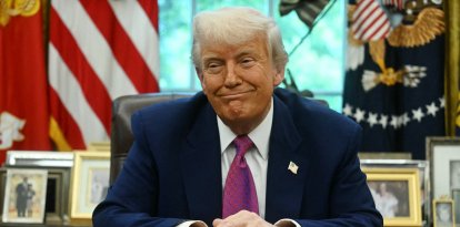 Trump en el Salón Oval/ Jim Watson