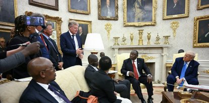 Trump hizo las declaraciones durante la reunión con el presidente sudafricano Cyril Ramaphosa