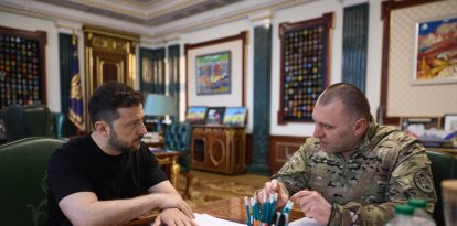 Zelenski reunido con el jefe del Servicio de Seguridad de Ucrania