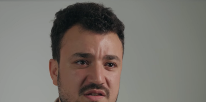 Captura de pantalla de una entrevista a Mahmoud Khalil