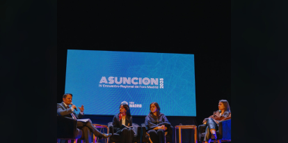 Panel sobre la situación política en Colombia en el Foro Madrid en Asunción, Paraguay