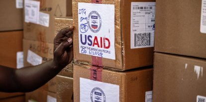 Cajas de USAID/ Luis Tato