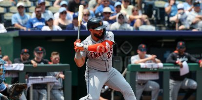 Gleyber Torres, de los Tigres de Detroit