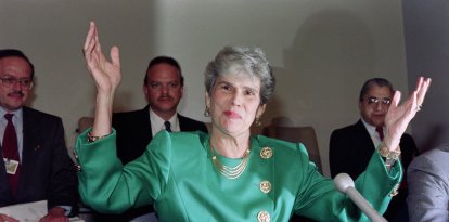 Violeta Barrios de Chamorro. Imagen de archivo