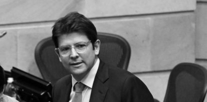 El senador y candidato de derecha, Miguel Uribe Turbay