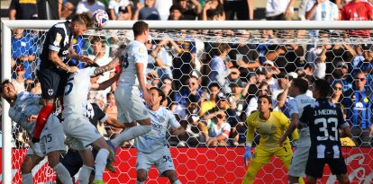 Sergio Ramos con un cabezazo implacable ante el Inter de Milán
