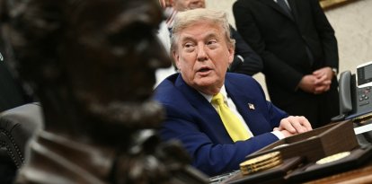 Donald Trump, en la Oficina Oval