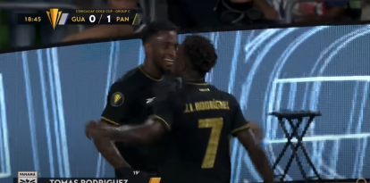 Panamá celebra el gol