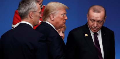 Trump (c) y Erdogan (d) en una imagen de archivo